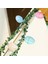 Yapraklı Renkli Kırık Yumurta Çelenk Dize Işıkları Paskalya Yumurtası Dize Işıkları Tatil Için Pille Çalışan Dekoratif Işık Paskalya Noel Ağacı (1.5M/10LED) (Yurt Dışından) 5