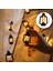 Gazyağı Fener Dize Işıklar, LED Dize Peri Işık Su Geçirmez Pille Çalışan Lamba Cadılar Bayramı Noel Tatil Partisi Için Kapalı Açık Dekor (Siyah, 3m / 20 Led) (Yurt Dışından) 4