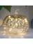 Zamanlayıcılı Cıva Cam Balkabağı Işığı, Içinde 10 Peri Işığı, Pille Çalışan LED Balkabağı Işığı, Cadılar Bayramı Sonbahar Dekorasyonu Için Ideal, Şükran Günü Rustik Dekoru, Noel De (Yurt Dışından) 3