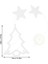 Noel Pencere Işıkları LED Noel Işıkları Dekorasyon Perde Işıkları Vantuz ve Kanca ile Pille Çalışan Iç Mekan Süslemeleri (Noel Ağacı) (Yurt Dışından) 3