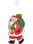 Noel Işığı, Noel Pencere Işıkları Kapalı, Noel Yıldızı Perde Işıkları, Noel Baba Süsleri ile Pille Çalışan Asılı Işıklar Noel Için Dize Işıkları (Yurt Dışından) 1