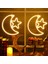 Eid Ramazan Dekoratif Neon Pencere Işıkları, 12 Inç Ay Yıldız LED Işıklar Pil ve USB ile Çalışan Ay Neon Burcu, Eid Mubarak Için Zamanlayıcı ile Islam Tatil Partisi Penceresi Ramaz (Yurt Dışından) 3