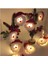 Noel Dize Işıkları 10 LED Kardan Adam Işıkları 10 Ft USB / Pille Çalışan Noel Işıkları, Noel Baba Kardan Adam Kafaları Dekorasyon Dize Işık Pille Çalışan Noel, Bahçe, Parti, I (Yurt Dışından) 1