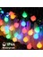 100 LED Küre Dize Işık Pille Çalışan Noel Işıkları Dış Mekan, 33 Ft Pille Çalışan Peri Işıkları, Yatak Odası Dekoru Için Uzaktan Kumandalı 8 Modlu Pil Noel Işıkları (Çok Renkli) (Yurt Dışından) 4
