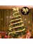 Noel Ağacı Şerit Işıkları 13.12FT 40 LED Peri Noel Işıkları Akülü Gümüş Altın Şerit Dize Işıklar Parti Düğünleri Için Noel Ağacı Süslemeleri Tatil Yeni Yıl I (Yurt Dışından) 4