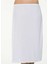 Kadın 2901 Beyaz Uzun Diz Altı Jipon Astar 1