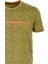 Erkek Haki Slim Fit Bisiklet Yaka Pamuk Baskılı Desenli T-Shirt Jeans 1946 2
