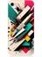 Apple iPhone 7 Uyumlu Silikon Kılıf Renkli Geometrik Desenler 1