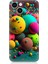 Apple iPhone 13 Uyumlu Silikon Kılıf Renkli Küre Daireler 1