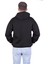Erkek Oversize 3 Iplik Şardonu Siyah Sweatshirt 3