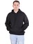 Erkek Oversize 3 Iplik Şardonu Siyah Sweatshirt 5
