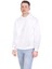 Oversize 3 Iplik Şardonlu Beyaz Sweatshirt 1