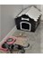 Süper Set Ahşap Dekoratif Köpek Evi-Kulübesi ,kedi Evi Minder ve Zincir Tasma (Rebab-Beyaz) 2