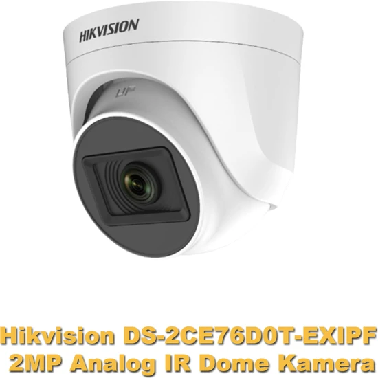 Hikvision DS-2CE76D0T-EXIPF 2mp Analog Ir Dome Kamera