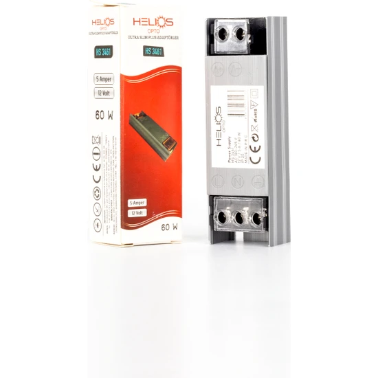Helios Opto Ultra Plus Slim 5A 60W 12V LED Trafosu Hs 3461