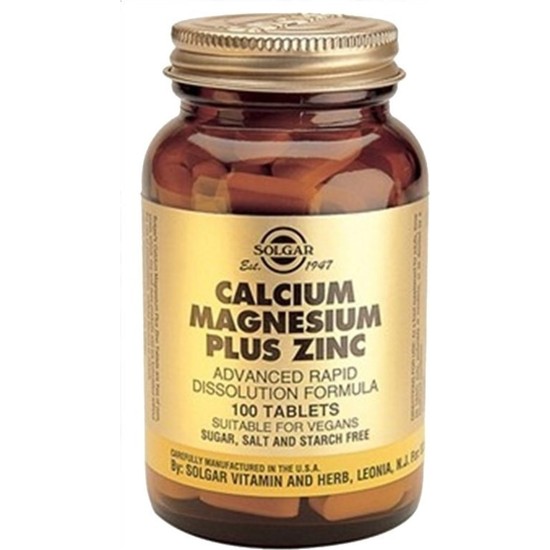 Solgar Calcium Magnesium Plus Zinc 100 Tablet Fiyatı