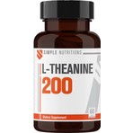 Simple Nutritions L-Theanine Amino Asit Takviyesi 200 mg 60 Tablet – Aromasız, Yetişkinlere Özel, Türkiye Üretimi