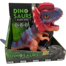 Alithestereo Soft Dinazor Neon Gözlü 24 cm - LD6206B-DILOPHOSAURUS (Lisinya) Alithestereo