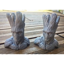 3Duman Büyük Groot Figürü Gri 10 x 15 cm