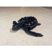 3Duman Deniz Kaplumbağası Figürü Siyah  5 x 10 cm