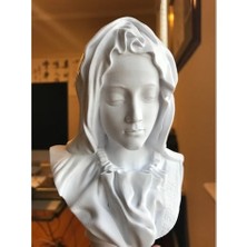 3Duman Mary Meryem Figürü Beyaz 10 x 15 cm