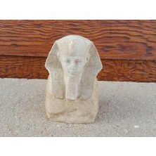 3Duman Hatshepsut Sfenks Figürü V1 Beyaz 10 x 15 cm