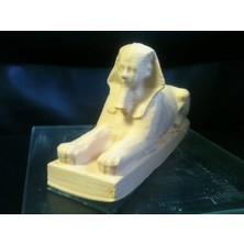 3Duman Hatshepsut Sfenks Figürü V2 Beyaz 10 x 15 cm