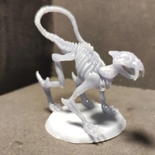 3Duman Mini  Dinozor Figürü  Beyaz  5 x 10 cm
