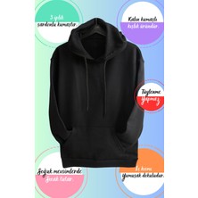 Fuddy Moda Sylvester Tweety Baskılı Çiftler Için Kapüşonlu Sweatshirt