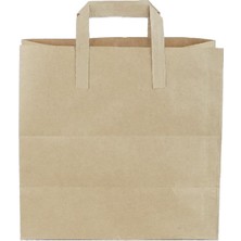 Gizpak Kraft Dıştan Saplı Çanta 27X29X16CM 250 Adet