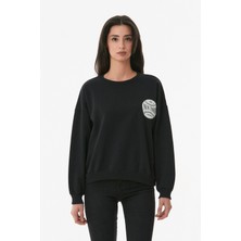 FullaModa New York Baskılı Sweatshirt