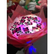 Panda Buketi LED Işıklı Konsept Hediyelik