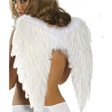 Çerçici Melek Kanadı Büyük Boy  - Beyaz