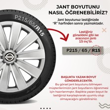 Kef Nissan Almera 16 Inç Uyumlu Jant Kapağı 4'lü Takım Gri 2416