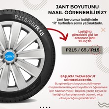 Kef Ford Fiesta 16 Inç Uyumlu Jant Kapağı 4'lü Takım Gri 2416