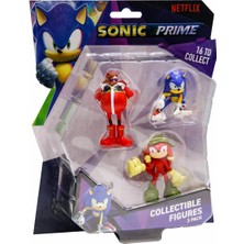 Super Sonic Sonic Prime 3'lü Figür Seti - 3