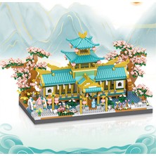 Jea·love Marriage Pavilion Yaratıcı Doğa Temalı Oyuncak Yapı Seti (2350PCS) (Yurt Dışından)