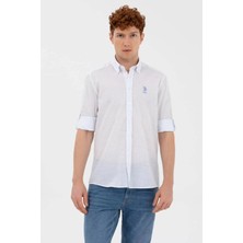 U.S. Polo Assn. G081GL004 1584093 Fudge U.S. Polo Assn. Erkek Mavi Gömlek