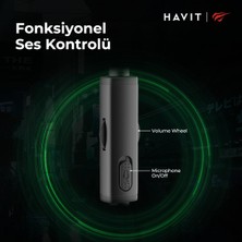 Havit Gamenote H2002E Çıkarılabilir Mikrofonlu Gaming Oyuncu Kulaklığı - 3.5mm