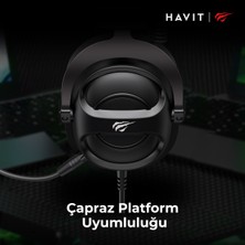 Havit Gamenote H2002E Çıkarılabilir Mikrofonlu Gaming Oyuncu Kulaklığı - 3.5mm