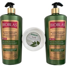 Bioblas Phytokeratin Şampuan Set Sette2 Adet Bioblas Phytokeratin ŞAMPUAN(2*1000:2000 ML)+1ADET Bebak Çayağacı  Yağı Yüz Bakım KREMI(1*300 Ml) Mevcuttur