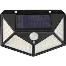 Khalid Bain Simple Life 100 LED Solar Duvar Lambası Hareket Sensörlü Işık Dış Mekan (Yurt Dışından)