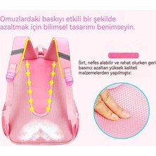 Khalid Bain Kız Çocuk Ilkokul Sırt Çantası - Pembe (Yurt Dışından)