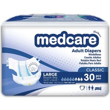Medcare Belbantlı Classic Hasta Bezi 30 Adet