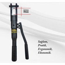 Şafaksan HSP-300ECO Hidrolik Çift El Pabuç Sıkma Pensesi