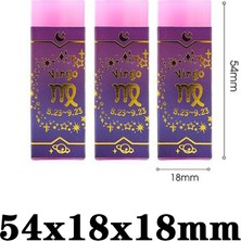 Luoxinguo Başak - 3 Pcs Serin Şeker Renk Zodyak Işaretleri Yenilik Öğrenci Silgi Kalem Kauçuk Çocuklar Için Ödül Silgi Okul Kırtasiye Malzemeleri (Yurt Dışından)