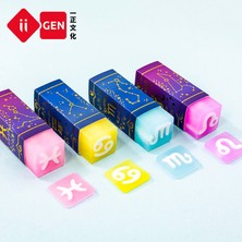 Luoxinguo Başak - 3 Pcs Serin Şeker Renk Zodyak Işaretleri Yenilik Öğrenci Silgi Kalem Kauçuk Çocuklar Için Ödül Silgi Okul Kırtasiye Malzemeleri (Yurt Dışından)