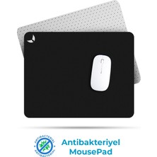 GoLite Siyah Gaming ve Ofis Mouse Pad 27X23CM Bakterileri Önleyici Mousepad Oyuncu Uzun ve Büyük Boy Fare Altlığı