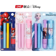 Luoxinguo 6 Adet Dolum 1 Disney Basın Geri Çekilebilir Kurşun Kalem Silgisi Dondurulmuş Örümcek Adam Düzeltme Malzemeleri Kalem Kauçuk Okul Öğrenci Kaynağı Sevimli Kırtasiye (Yurt Dışından)