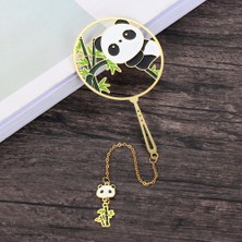 Luoxinguo 16 Çin Tarzı Metal Retro Panda Imi Metal Kolye Içi Boş Kitap Klipsi Püskül Sayfalandırma Işareti Kırtasiye Hediye Okul Malzemeleri (Yurt Dışından)